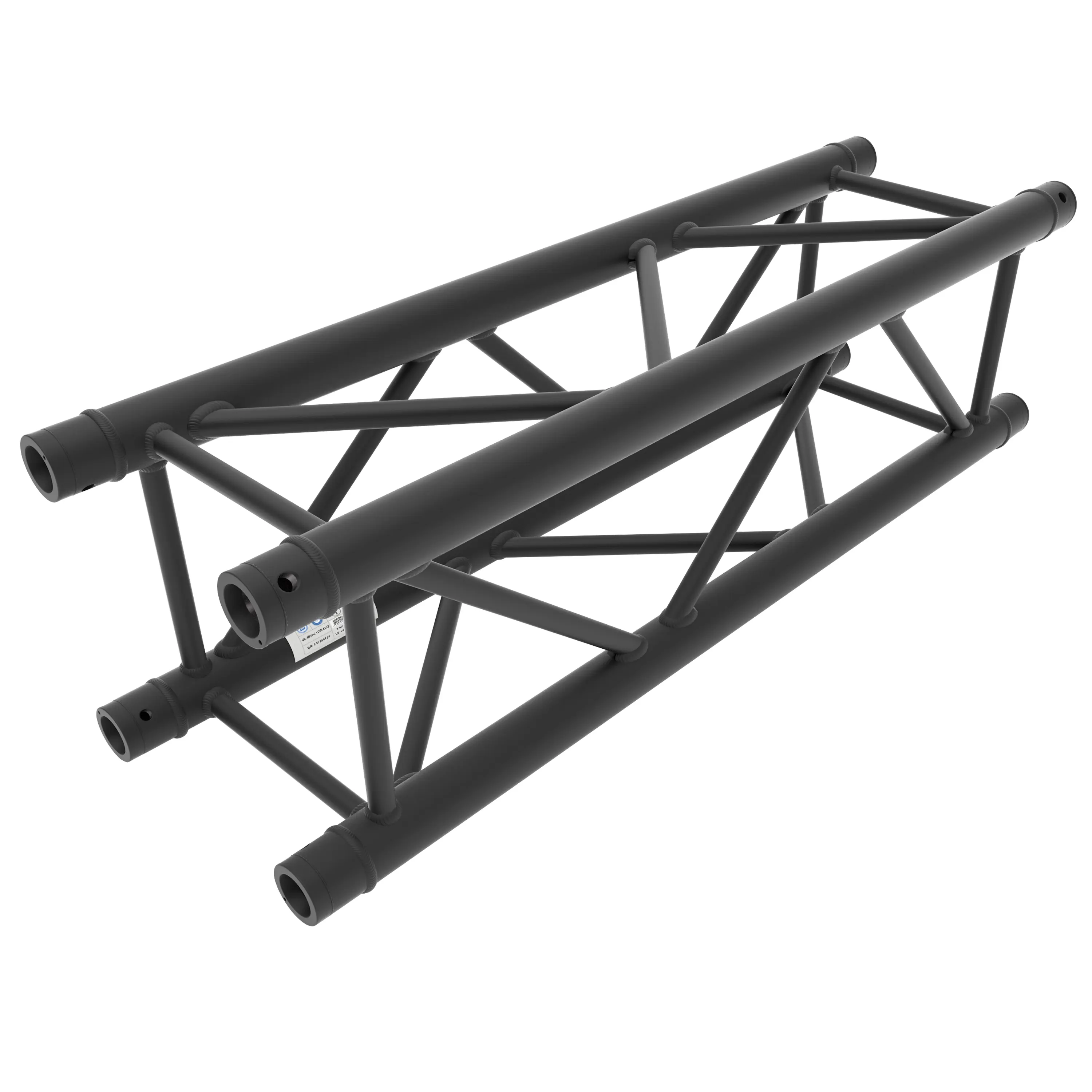 Truss vierkant zwart 3 meter