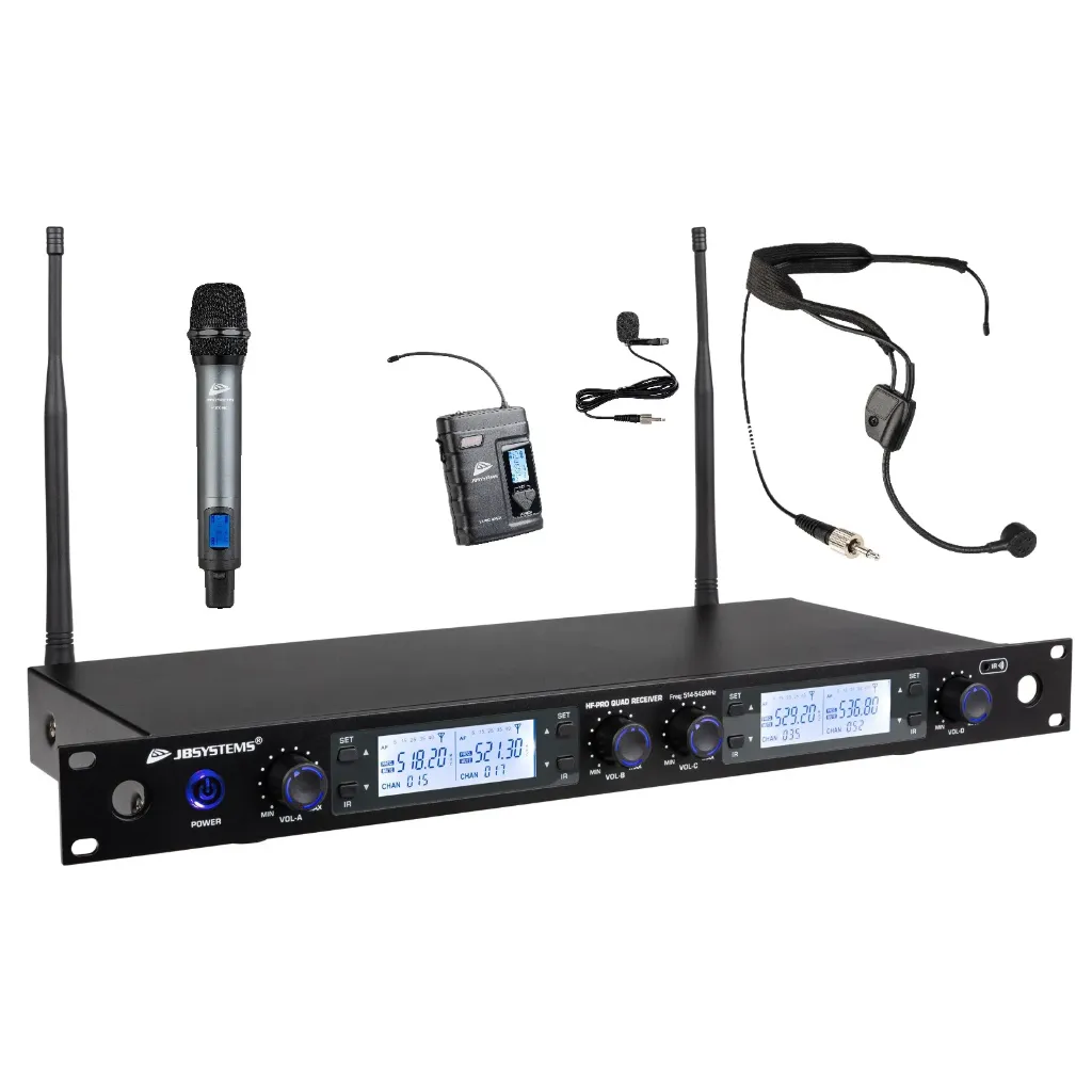 [JB4MIC] JB Systems Pro Quad Set (Set van 4)