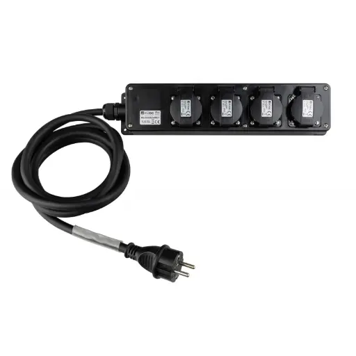 [BLOKJEZ3M] Multistekker 4 3m zwaar